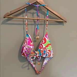 Trina Turk Multicolor Bikini Top